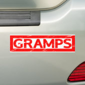 Gramps-Briefmarke Autoaufkleber (Auf Auto)