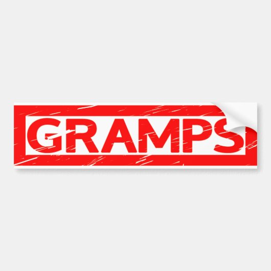 Gramps-Briefmarke Autoaufkleber (Vorne)