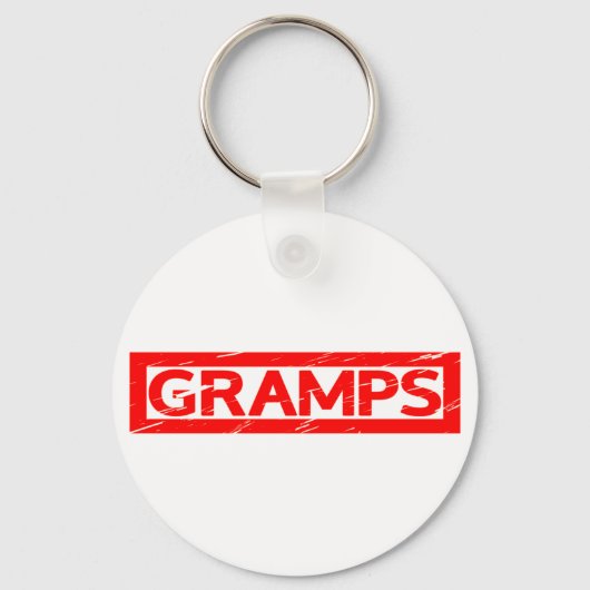 Gramps-Briefmarke Schlüsselanhänger (Vorderseite)