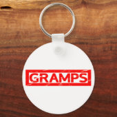 Gramps-Briefmarke Schlüsselanhänger (Rückseite)