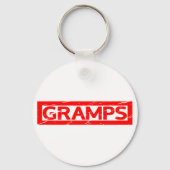 Gramps-Briefmarke Schlüsselanhänger (Rückseite)