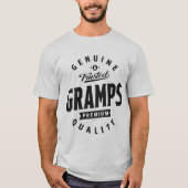 Gramps echte Geschenke T-Shirt (Vorderseite)