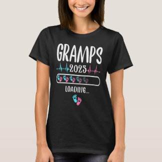 Gramps Loading 2023 Funny Pregnancy Ankündigung T-Shirt