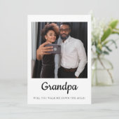 Gramps werden Sie mich den Aisle-Vater hinunter la Einladung (Stehend Vorderseite)