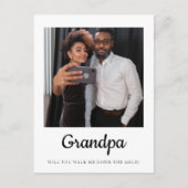 Gramps werden Sie mich den Aisle-Vater hinunter la Postkarte (Vorderseite)