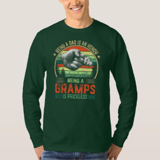 Gramps zu sein ist ein unbezahlbarer lustiger Tag  T-Shirt
