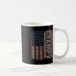 Grampy American Flag Vintag Vatertag 4. J Kaffeetasse