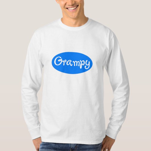 Grampy Blue White T-Shirt (Vorderseite)