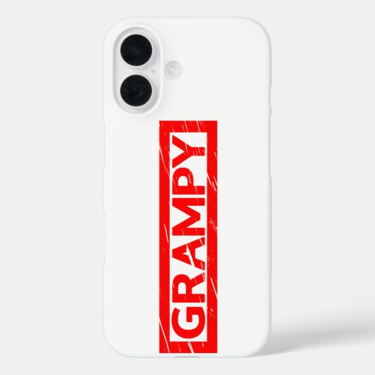 Grampy-Briefmarke Case-Mate iPhone Hülle (Rückseite)