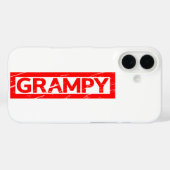 Grampy-Briefmarke Case-Mate iPhone Hülle (Rückseite (Horizontal))