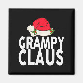 Grampy Claus Christmas Family Group Matching Pajam Magnet (Vorne)