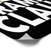 Grampy Claus Christmas Family Group Matching Pajam Poster (Ecke)