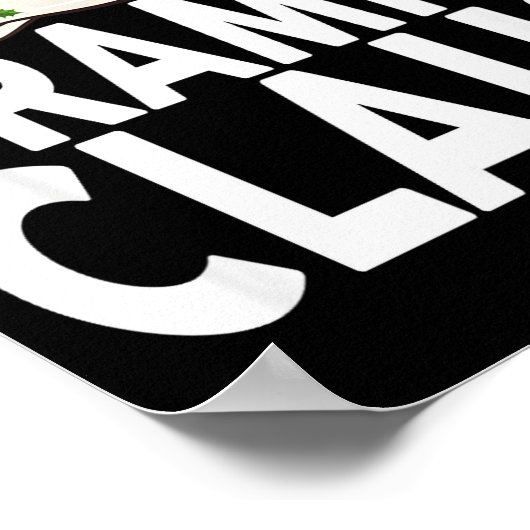 Grampy Claus Christmas Family Group Matching Pajam Poster (Ecke)