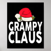 Grampy Claus Christmas Family Group Matching Pajam Poster (Vorne)