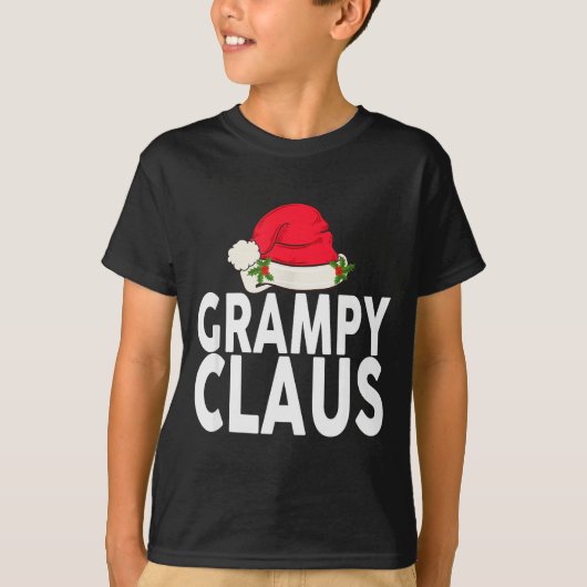 Grampy Claus Christmas Family Group Matching Pajam T-Shirt (Vorderseite)