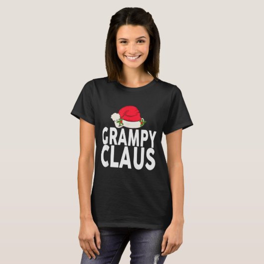 Grampy Claus Christmas Family Group Matching Pajam T-Shirt (Vorne ganz)