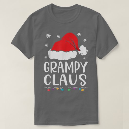 Grampy Claus , Family Matching Grampy Claus Pajama T-Shirt (Design vorne)