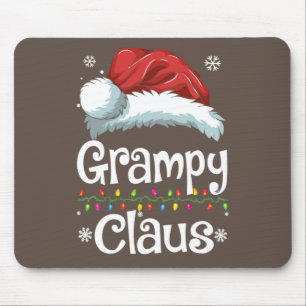 Grampy Claus Shirt, Family Matching Grampy Claus Mousepad