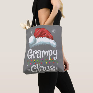 Grampy Claus Shirt, Family Matching Grampy Claus Tasche