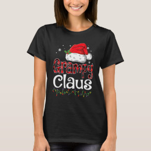 Grampy Claus Weihnachtsmann Hut Rot Kariert Buffal T-Shirt