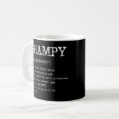 Grampy Definition Großvater Vatertag Kaffeetasse (Vorderseite Links)