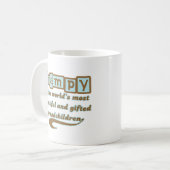 Grampy der begabten Enkelkinder Kaffeetasse (Vorderseite Links)