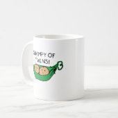 Grampy der Zwillings-Hülse Kaffeetasse (Vorderseite Links)