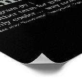 Grampy Design_ Funny Definition  Poster (Ecke)