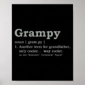 Grampy Design_ Funny Definition Poster (Vorne)