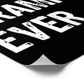 Grampy Ever Funny Cool Poster (Ecke)