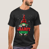 Grampy Gnome Buffalo Plaid Matching Family Christm T-Shirt (Vorderseite)
