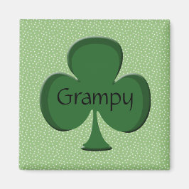 Grampy Irish Kleeblatt Magnet
