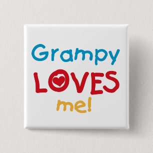 Grampy Lieben T - Shirt und Geschenke Button