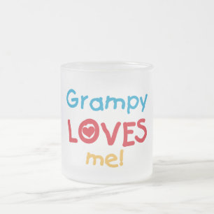 Grampy Lieben T - Shirt und Geschenke Mattglastasse