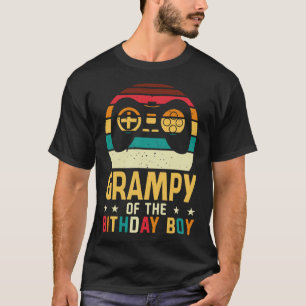 GRAMPY of the Birthday Boy Game Vintag T-Shirt