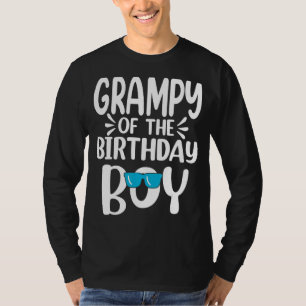 Grampy of the Birthday Boy Mama Vater Kinder Famil T-Shirt