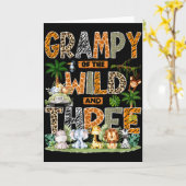 Grampy Of The Wild & Three Zoo 3rd Birthday Sa Karte (Gelbe Blume)
