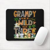 Grampy Of The Wild &amp; Three Zoo 3rd Birthday Sa Mousepad (Mit Mouse)