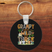 Grampy Of The Wild & Three Zoo 3rd Birthday Sa Schlüsselanhänger (Vorderseite)