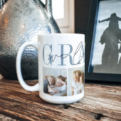 Grampy We Liebe You 4 Foto Collage Kaffeetasse