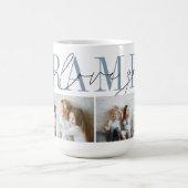 Grampy We Liebe You 4 Foto Collage Kaffeetasse (Mittel)