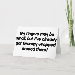 Grampys eingewickelt karte