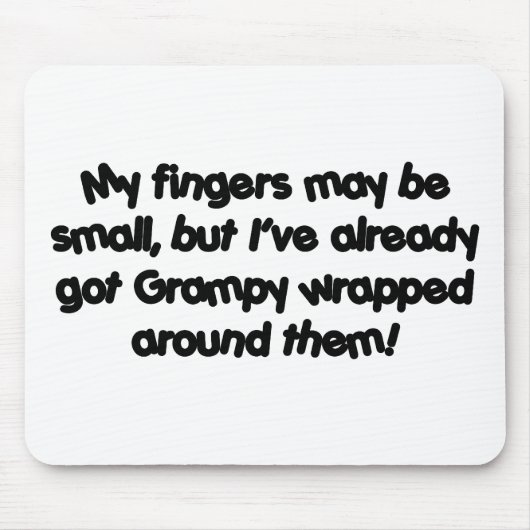 Grampys eingewickelt mousepad (Vorne)