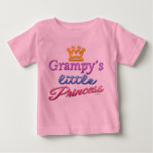 Grampy's Little Princess Baby Kleinkind T - Shirt (Vorderseite)