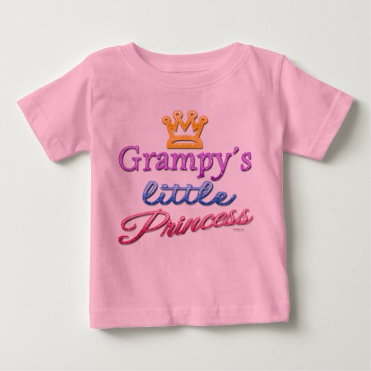 Grampy's Little Princess Baby Kleinkind T - Shirt (Vorderseite)