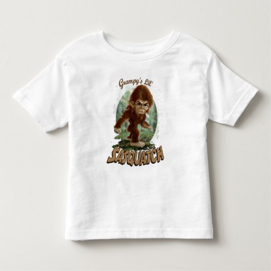 Grampys wenig Sasquatch Kleinkind T-shirt (Vorderseite)