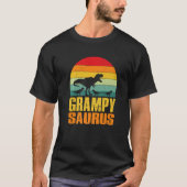 Grampysaurus Rex Dinosaur Grampy Saurus Family Mat T-Shirt (Vorderseite)