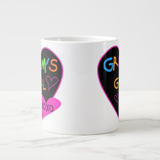 Gram's Girl Custom T - Shirt, Tasse, Tasten, Hülle Jumbo-Tasse (Vorderseite)