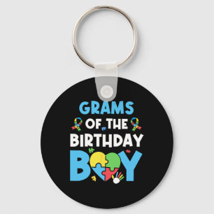 Grams of the Birthday Boy Autismus Awareness Puzzl Schlüsselanhänger
