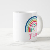 Grams Regenbogen Jumbo-Tasse (Vorderseite Rechts)